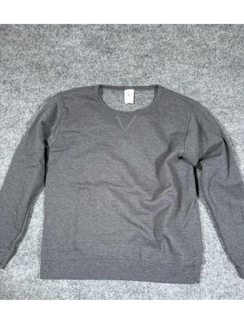 Hanes EcoSmart Gray Sweatshirt Size Small